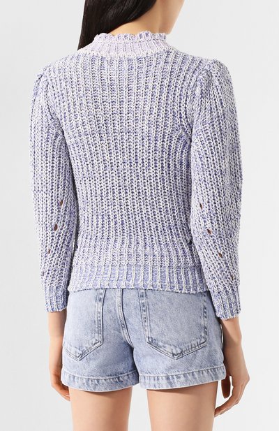 Хлопковый свитер ISABEL MARANT ETOILE, арт. PU1235-20P051E/L0TIYA, фото 4