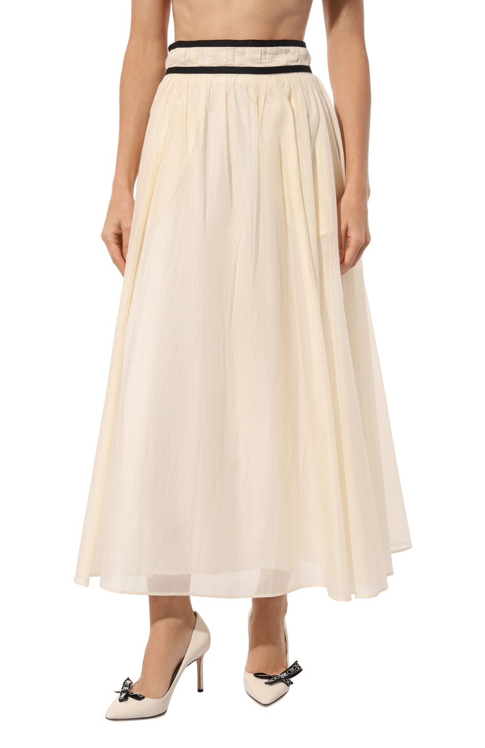 Юбка из хлопка и шелка SEVENTY VENEZIA, арт. G00717, фото 3