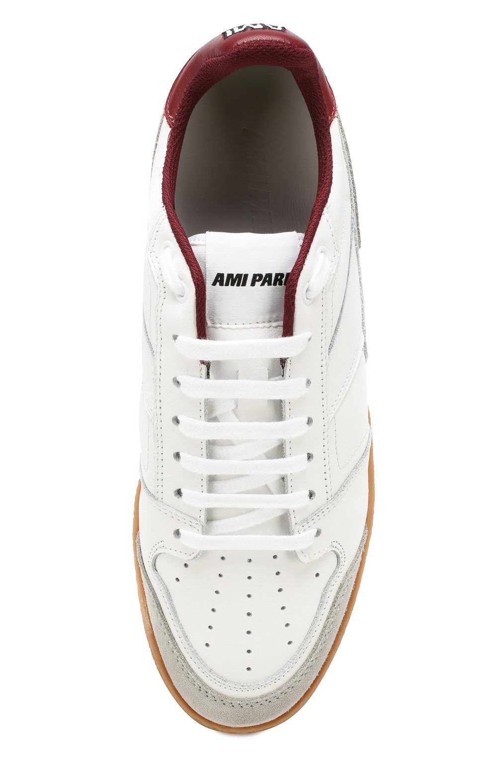 Кожаные кеды AMI, арт. E19S403.950, фото 5