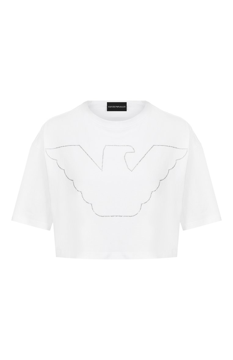 Хлопковая футболка EMPORIO ARMANI, арт. EW000897/AF12573, фото 1