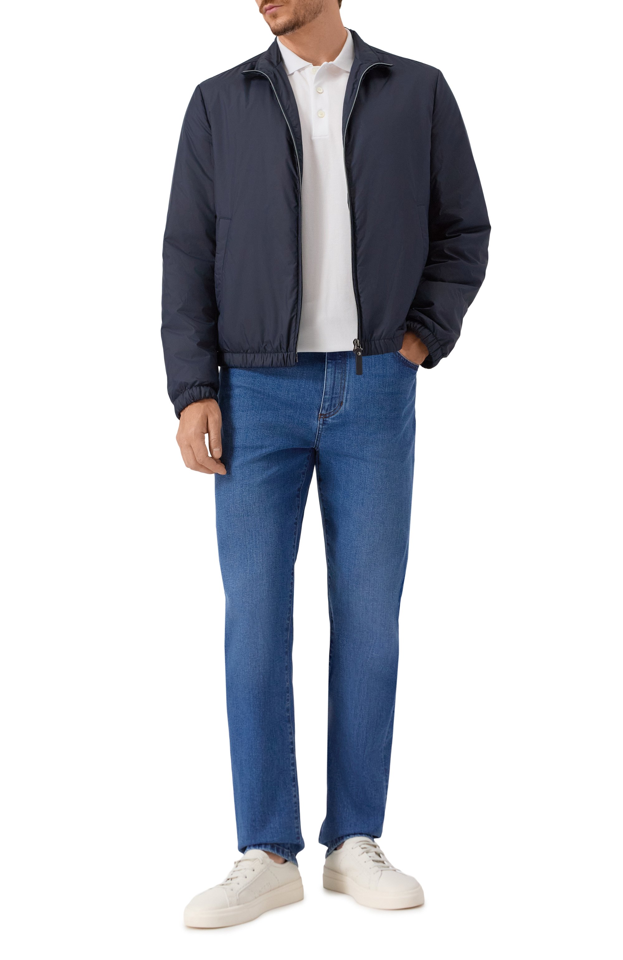 Хлопковое поло ZEGNA, арт. B746/RE7358A5, фото 2