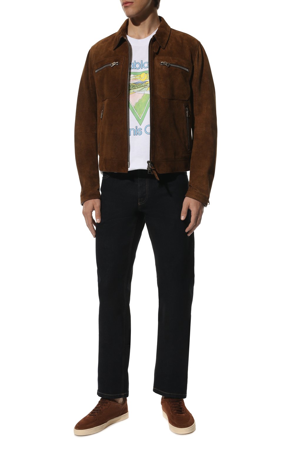 Замшевые кеды BRUNELLO CUCINELLI, арт. MZUDEFN272, фото 2