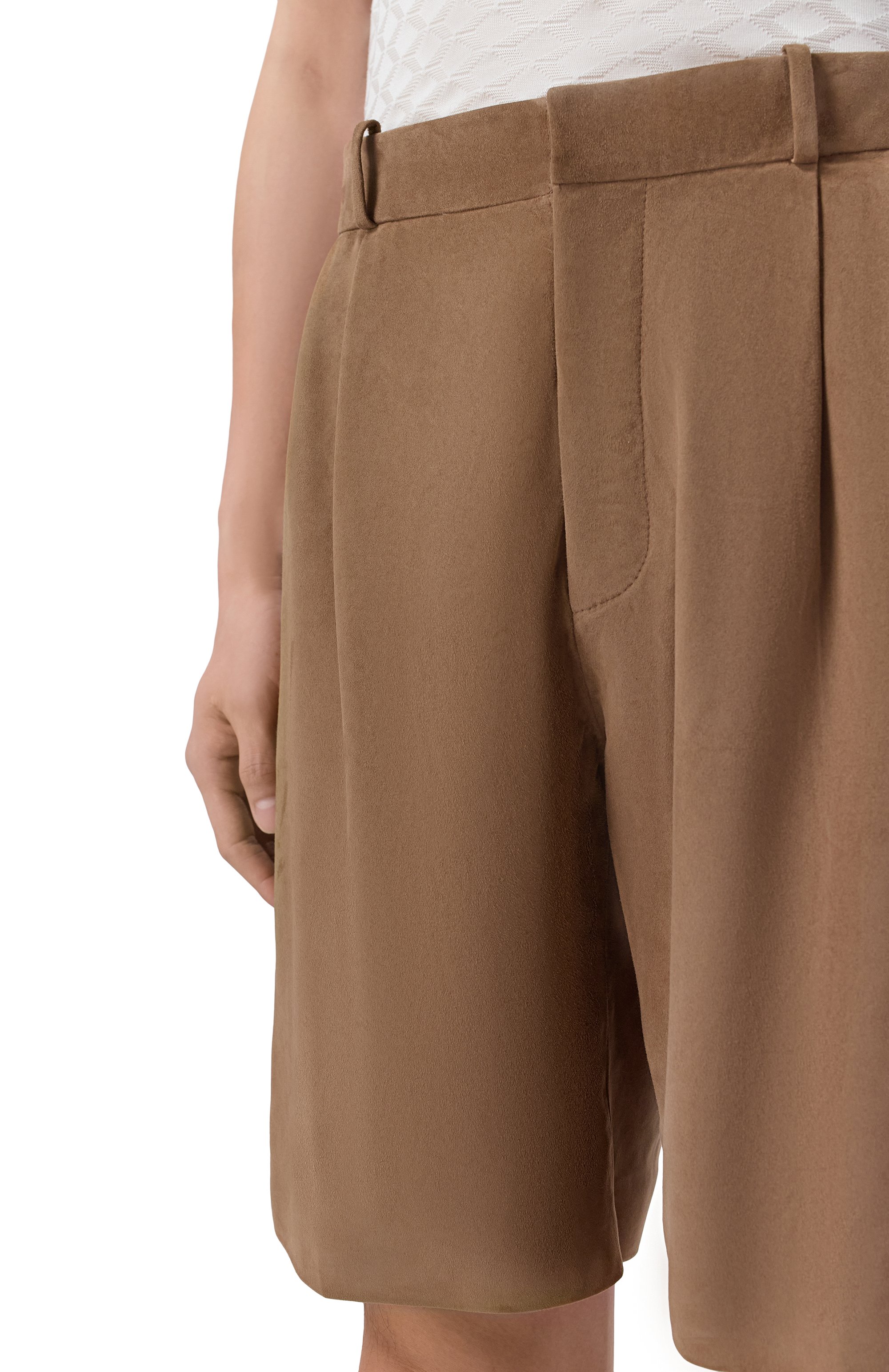 Замшевые шорты MVST, арт. M26.2PM.L008/L010 SUEDE, фото 5