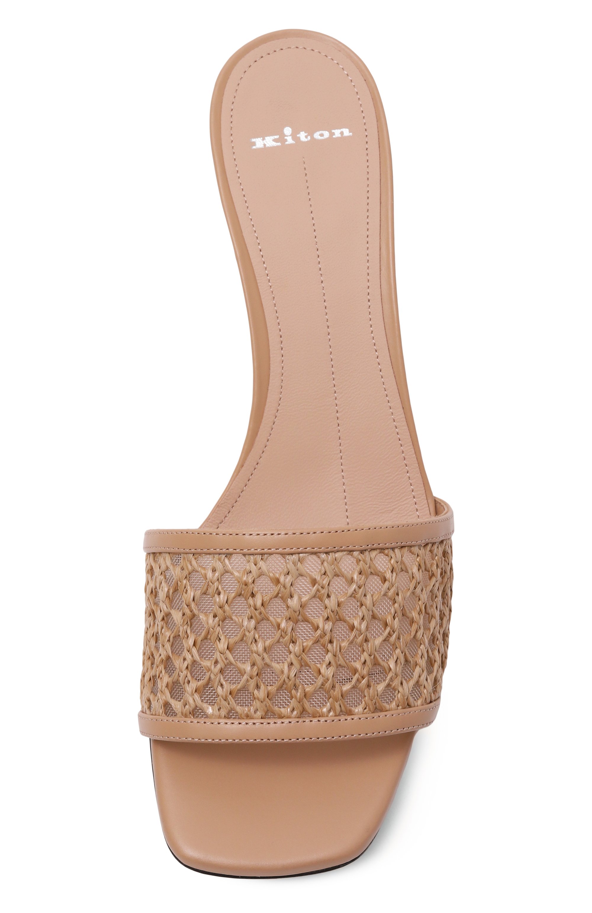 Кожаные мюли KITON, арт. D61835K0904H02, фото 6