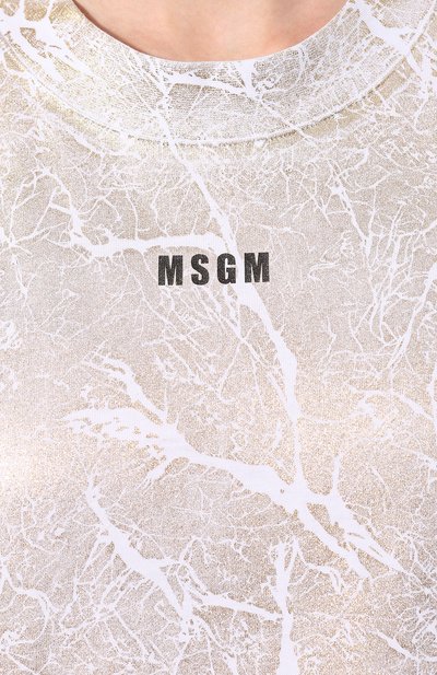 Хлопковая футболка MSGM, арт. 2741MDM170 195797, фото 5