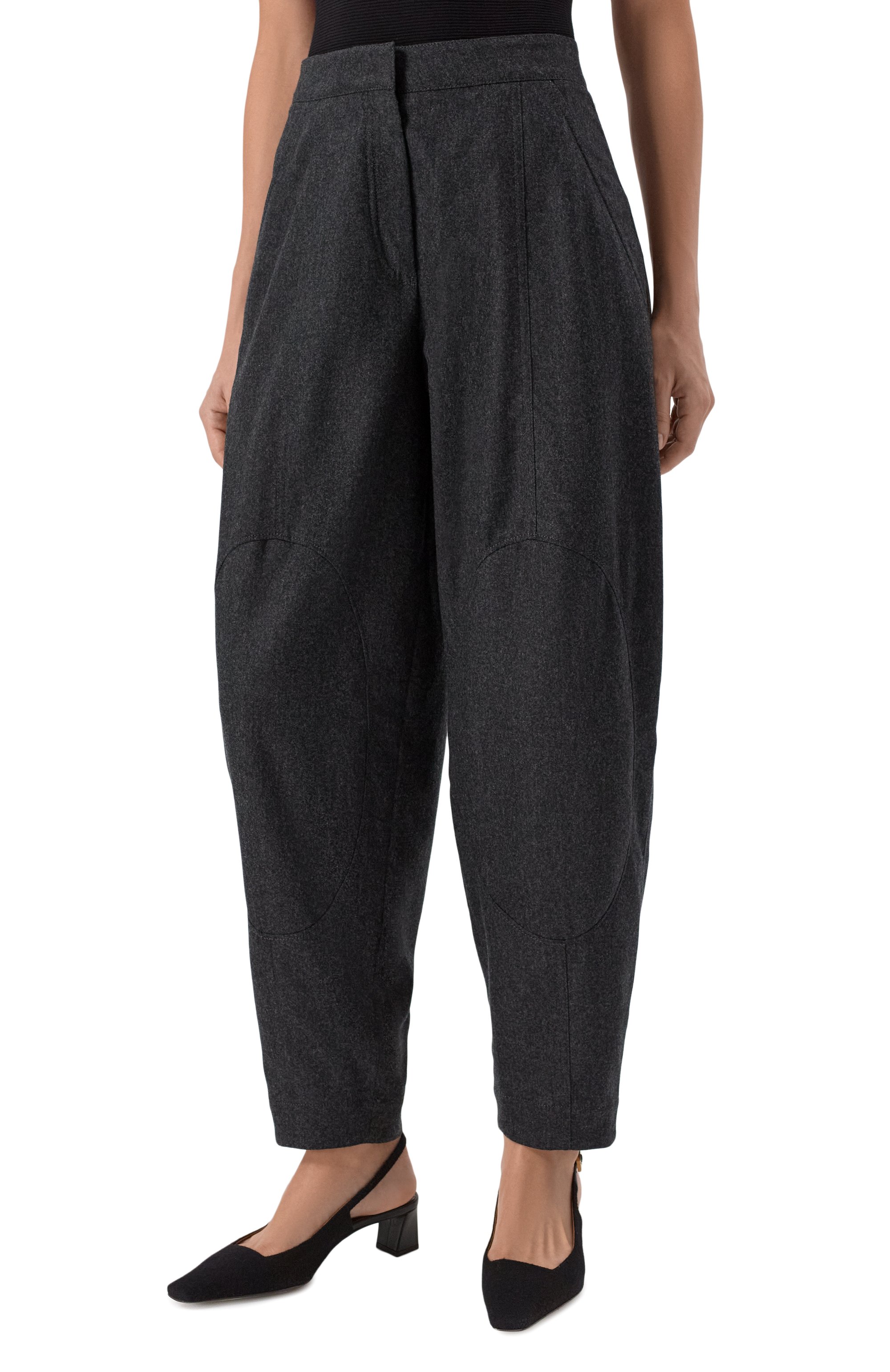 Брюки из шерсти и кашемира GIORGIO ARMANI, арт. GW001597/TE10537, фото 3