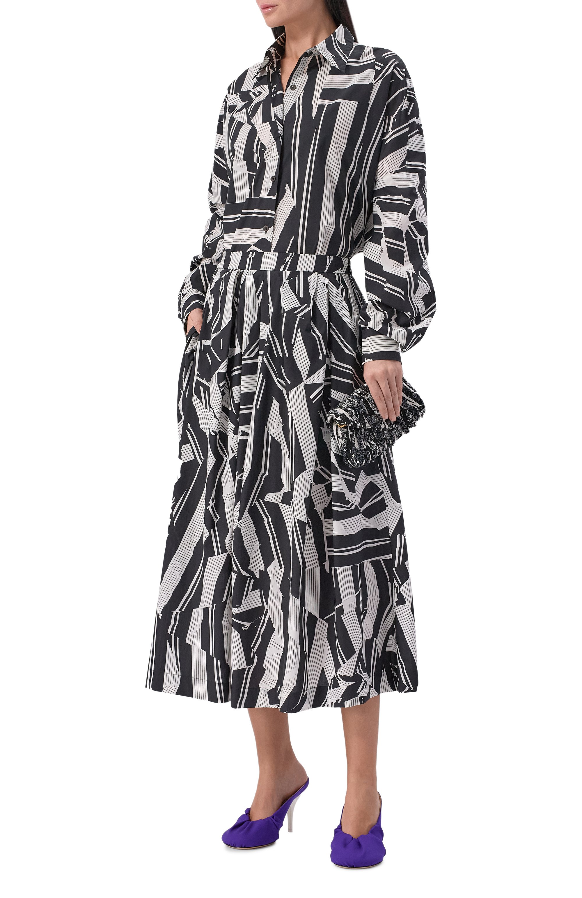 Хлопковая юбка DRIES VAN NOTEN, арт. 130889/3003, фото 2