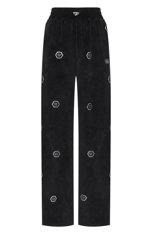 Хлопковые брюки Philipp Plein SAFC WJT2194 PTE003N Чёрный SAFC WJT2194 PTE003N