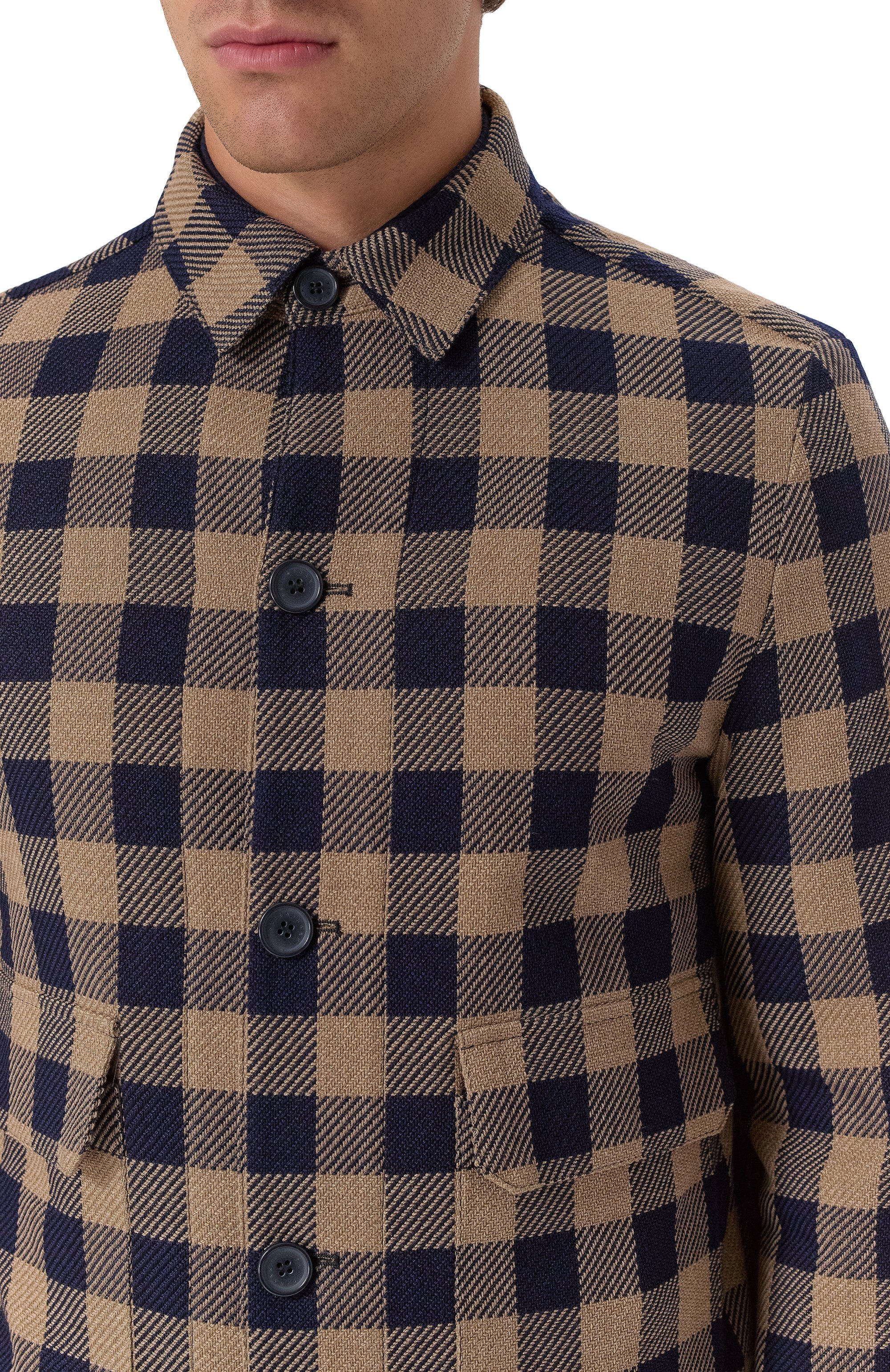 Бомбер из шерсти и хлопка PAUL&SHARK, арт. 15312453, фото 5