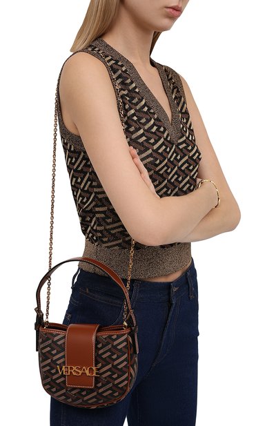 Сумка monogram mini VERSACE, арт. 1001915/1A01444, фото 2