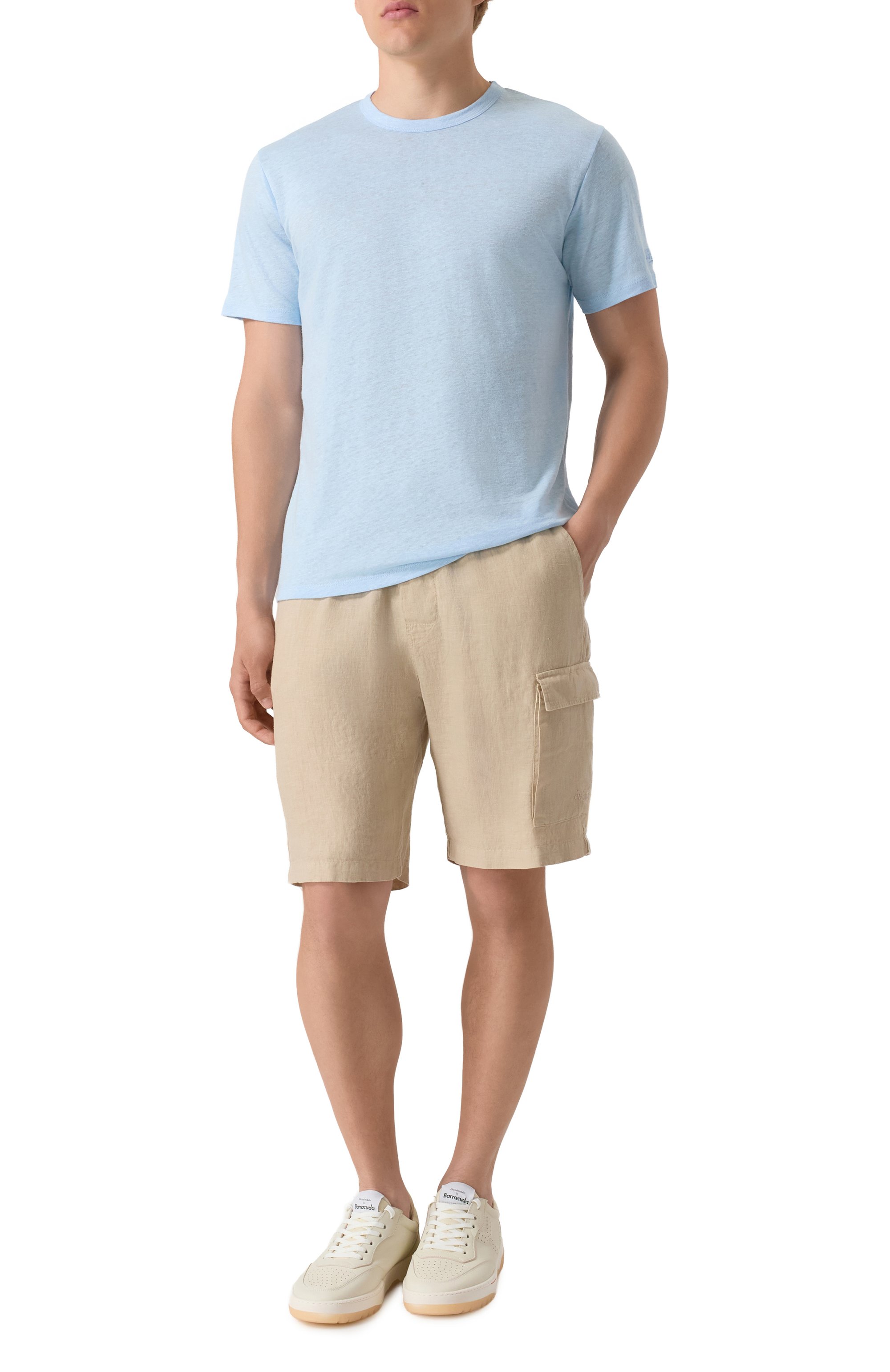 Льняная футболка MC2 SAINT BARTH, арт. STBM ECSTASEA/00099H, фото 2