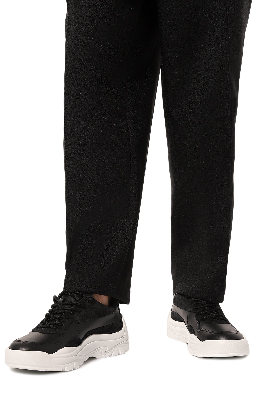 Кожаные кроссовки gumboy VALENTINO, арт. 3Y2S0B17/VRN, фото 3