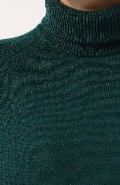 Шерстяной укороченный свитер с металлизированной нитью ZADIG AND VOLTAIRE, арт. WFMS1101F, фото 5