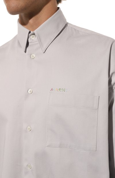 Хлопковая рубашка MARNI, арт. CUMU0061S0/UTC084, фото 5