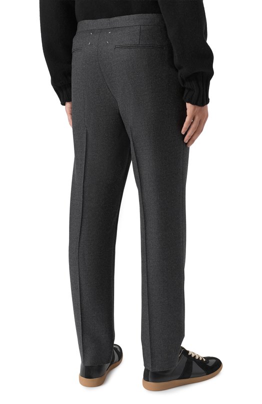 Шерстяные брюки Maison Margiela S50KA0722/S47782 Серый  S50KA0722/S47782 Фото 4