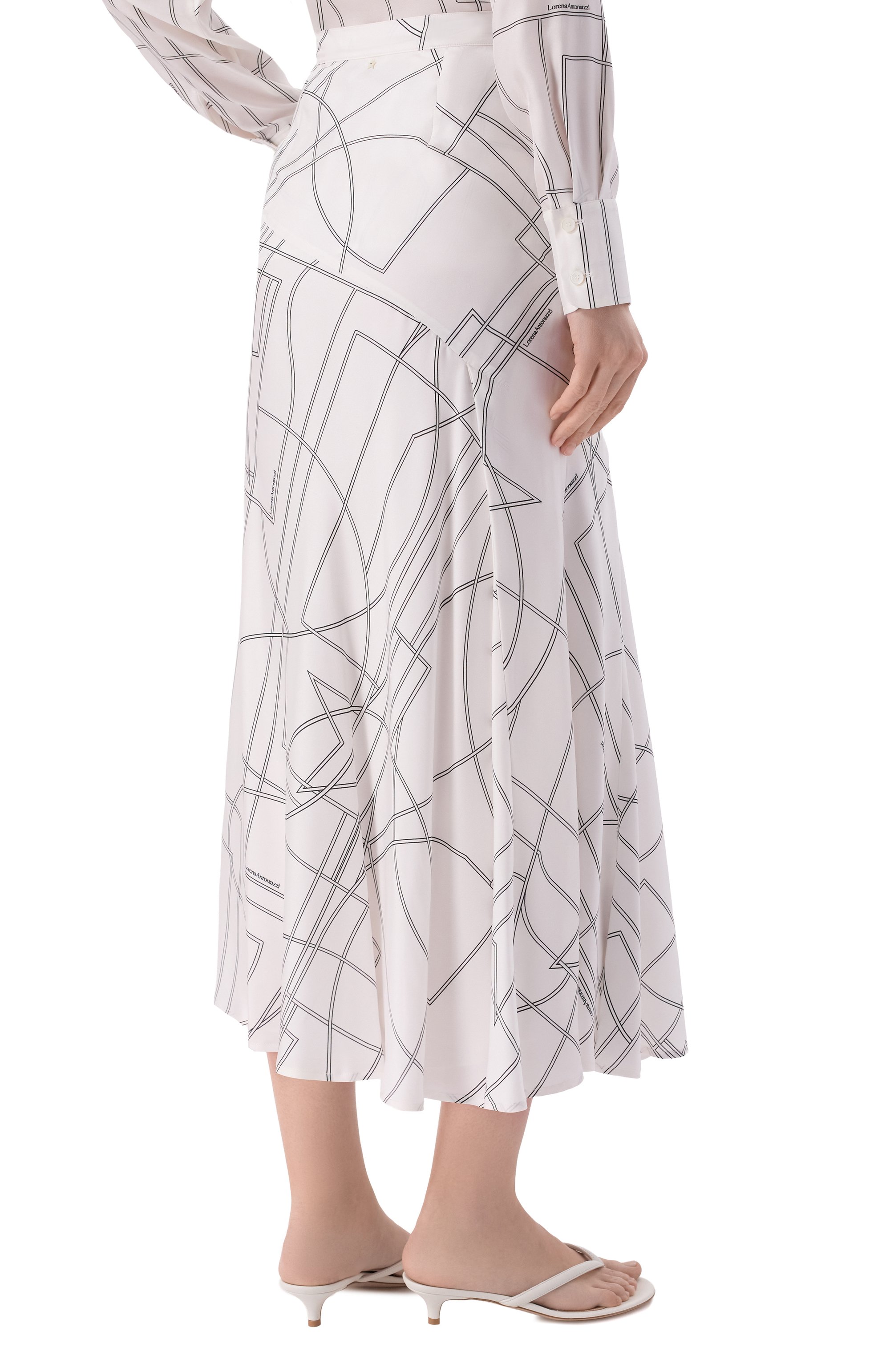 Шелковая юбка LORENA ANTONIAZZI, арт. E2649G011A/5300, фото 4