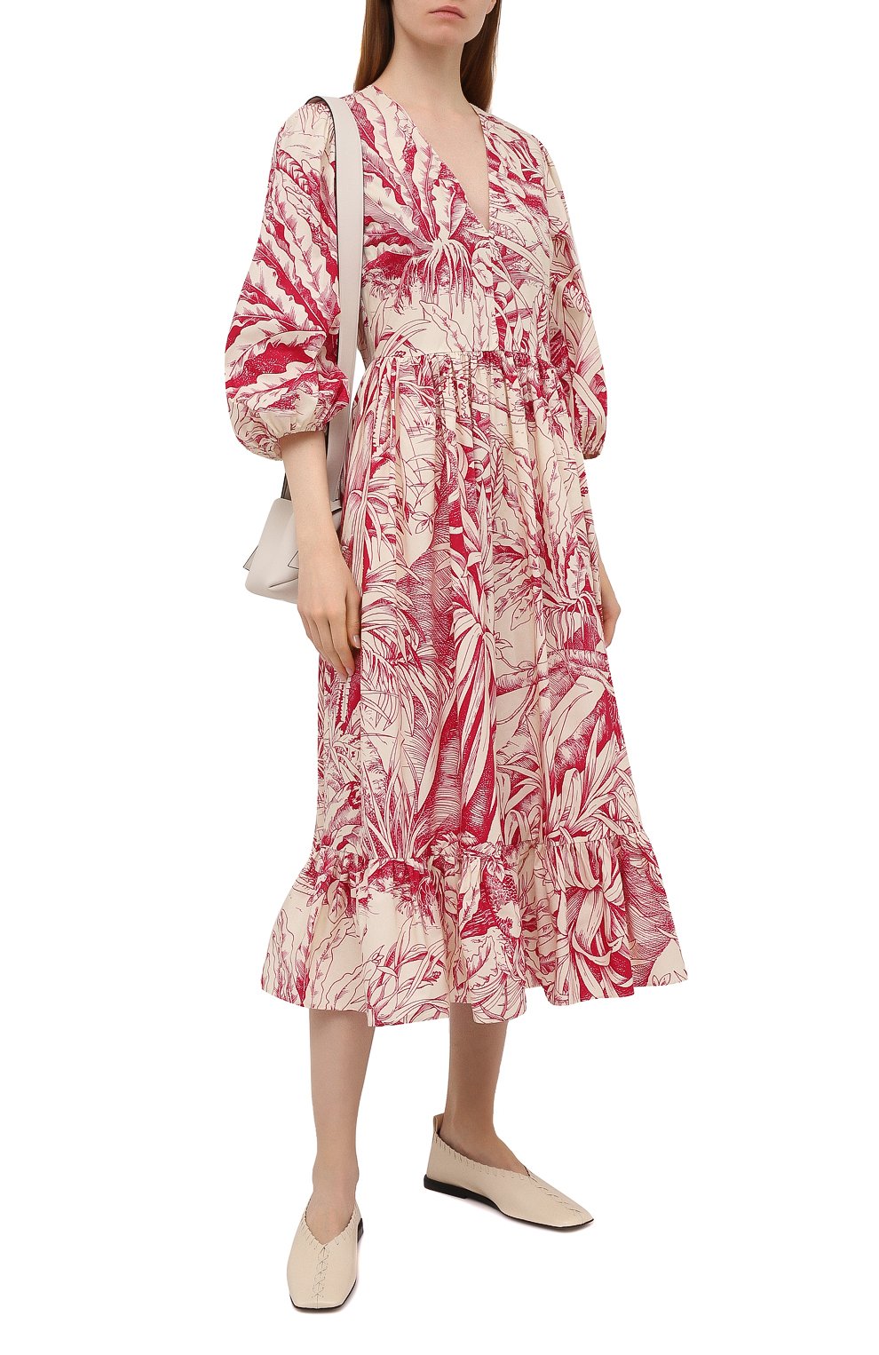 Платье REDVALENTINO красного цвета по цене 78550 руб., арт. VR0VAAU0/5SE, фото 2 Платье REDVALENTINO, арт. VR0VAAU0/5SE, фото 2