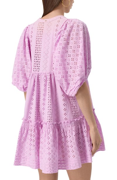 Хлопковое платье POUPETTE ST BARTH, арт. W4RR25N0LC5, фото 4