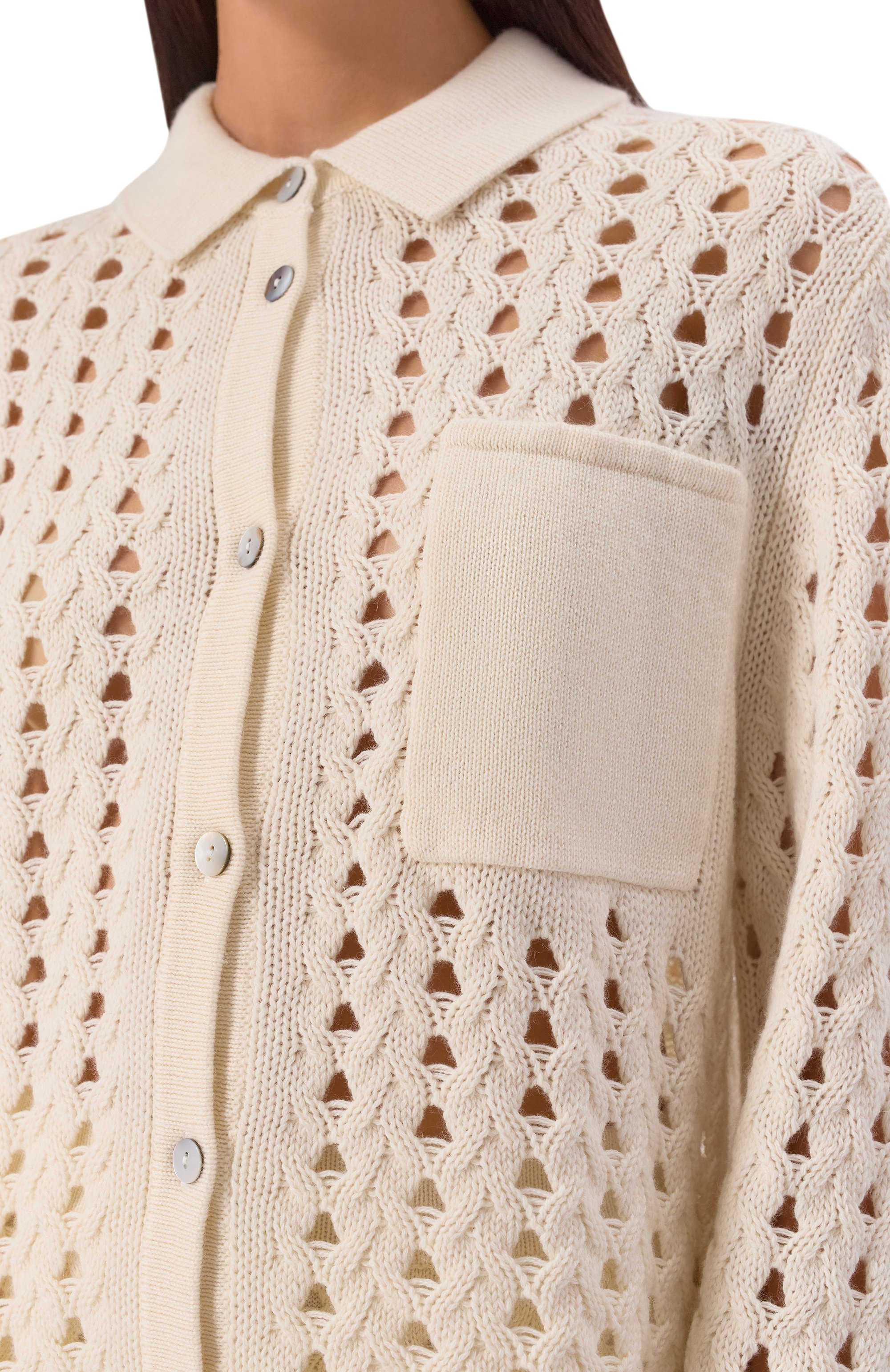 Кардиган из хлопка и кашемира FTC, арт. 00983-0630, фото 5