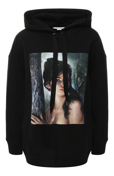 Женский хлопковый пуловер с капюшоном и принтом STELLA MCCARTNEY, арт. 515813/SLW80