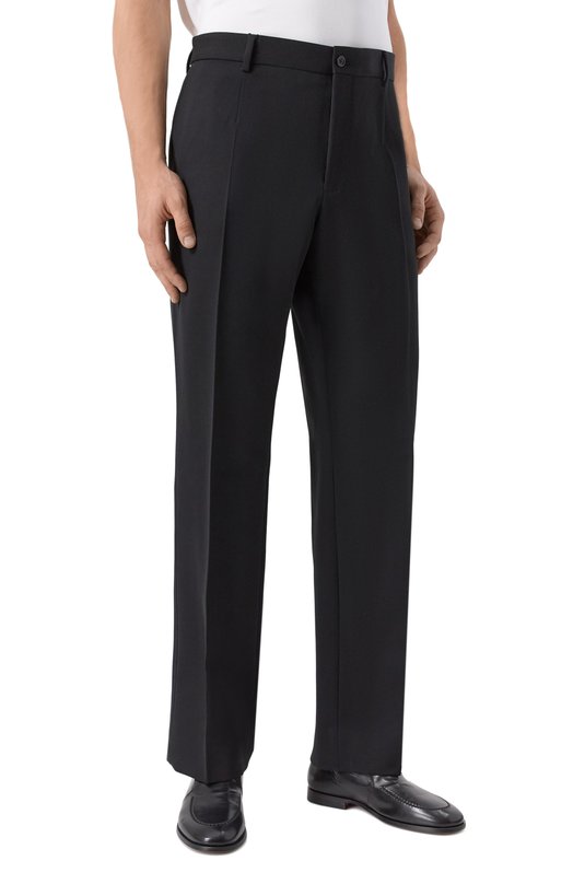 Шерстяные брюки Dolce & Gabbana GP03JT/FU208 Чёрный  GP03JT/FU208 Фото 3