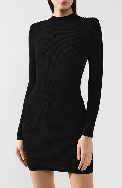 Платье из вискозы BALMAIN, арт. RF16647/K288, фото 3