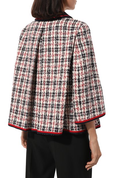 Жакет из хлопка и вискозы GUCCI, арт. 523689 ZKM84, фото 4