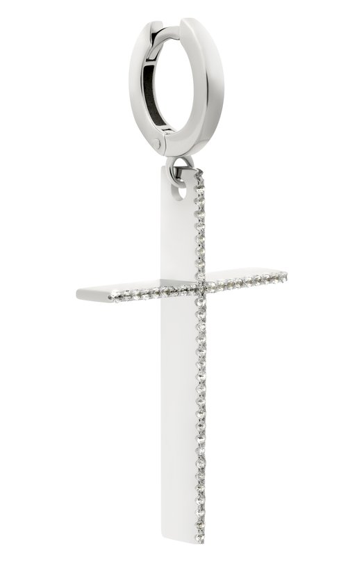 Моносерьга Графичный крест VSJ Moonka NCS-CER-48TPZ-1 Серебряный  NCS-CER-48TPZ-1 Фото 3