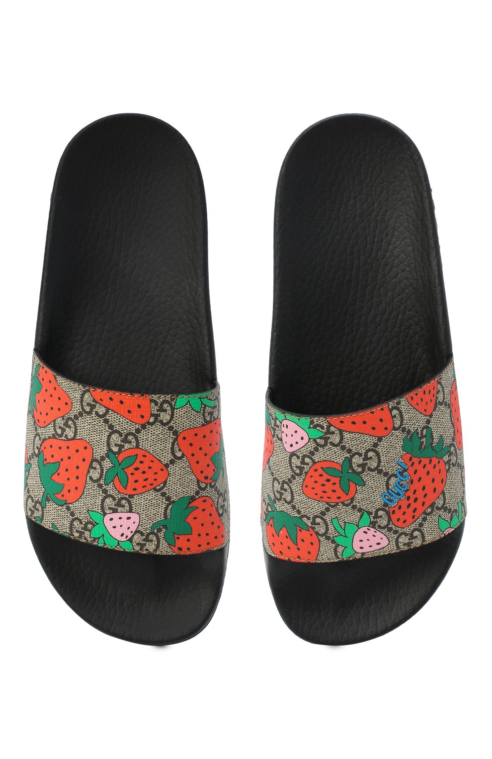 Резиновые шлепанцы pursuit GUCCI коричневого цвета по цене 41760 руб., арт. 408508/G2200, фото 5 Резиновые шлепанцы pursuit GUCCI, арт. 408508/G2200, фото 5