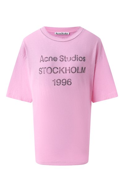 Женская хлопковая футболка ACNE STUDIOS, арт. FN-UX-TSHI000013/CL0196