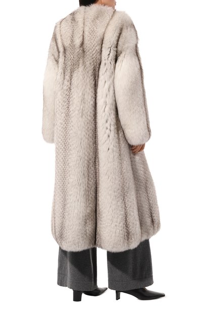 Шуба из меха лисы GIULIA GURMAN, арт. J4OS125T8WG, фото 4