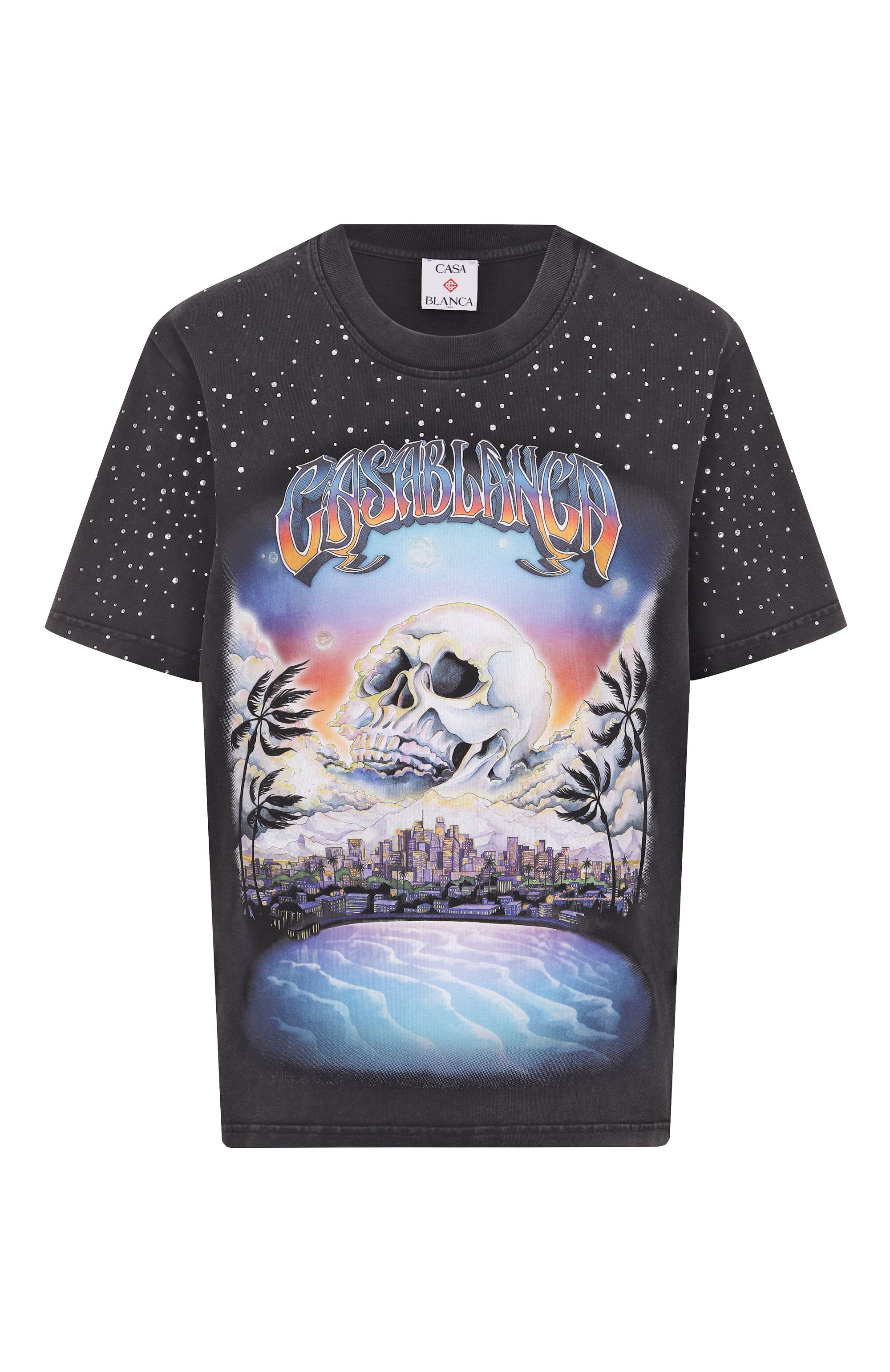 Хлопковая футболка CASABLANCA, арт. WS25-JTS-046-01, фото 1