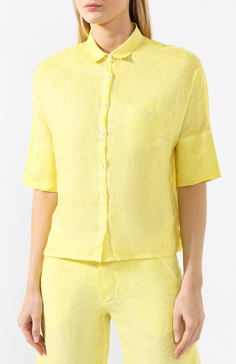 Льняная рубашка 120% LINO, арт. P0W1286/B317/F00, фото 3