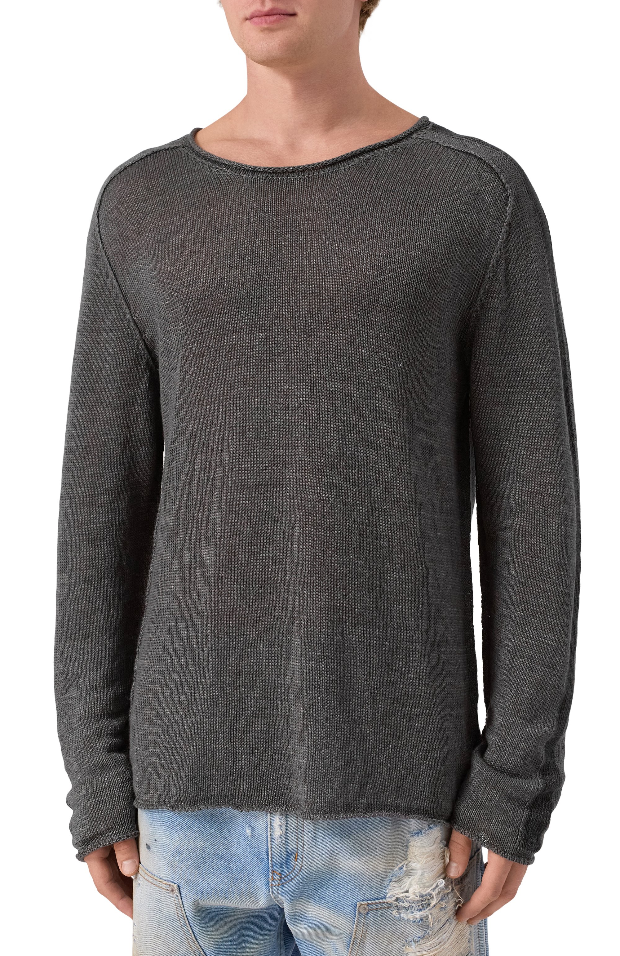 Льняной джемпер TRANSIT, арт. CFUTRW11461, фото 3