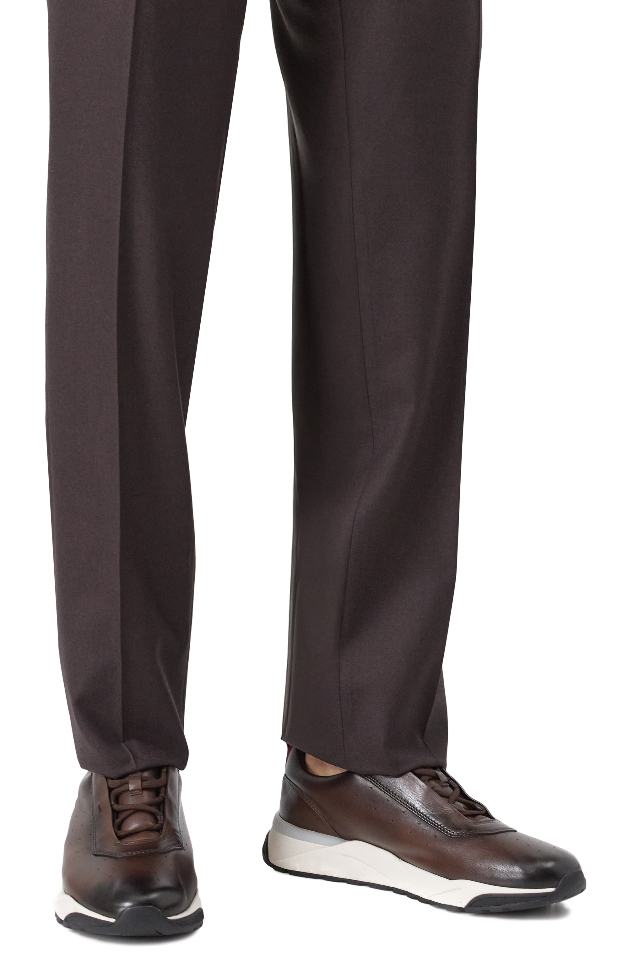 Кожаные кроссовки innova SANTONI, арт. MBIG22027BINTG0N, фото 3