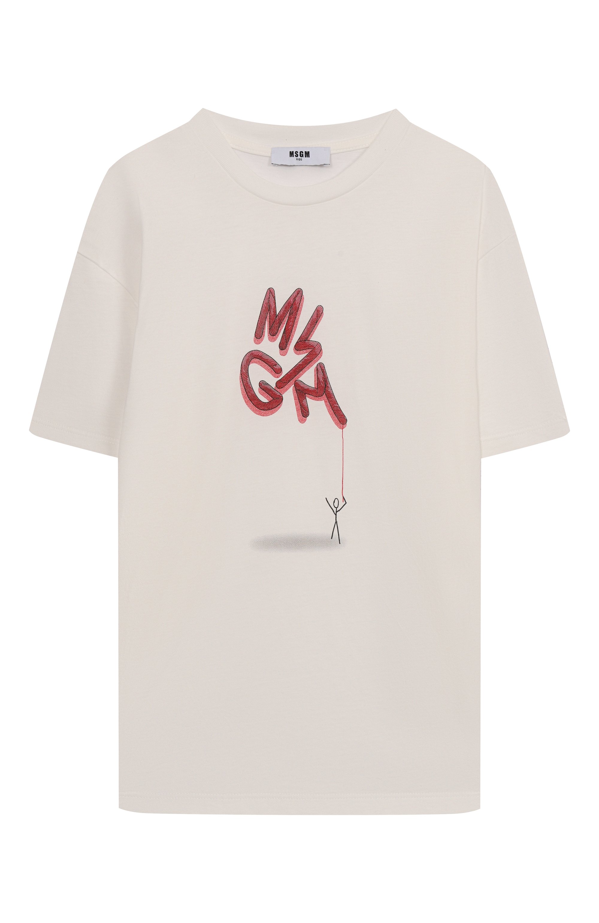 Хлопковая футболка MSGM KIDS, арт. F5MSJBTH304, фото 1