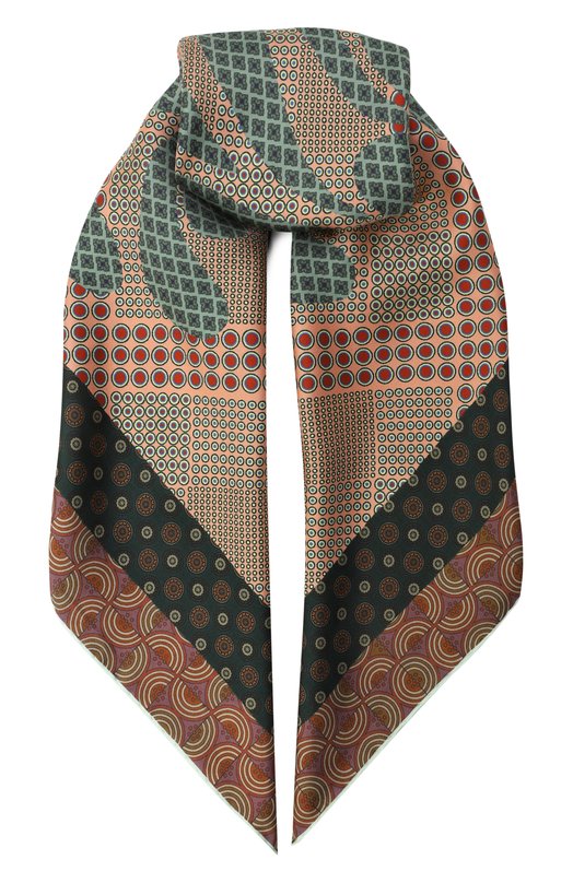 Шелковый платок Dries Van Noten 011304-2209-350 Бежевый 011304-2209-350