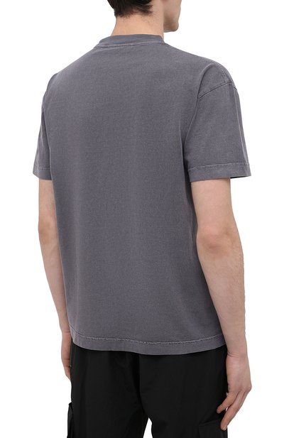 Хлопковая футболка PALM ANGELS, арт. PMAA001R21JER0081055, фото 4