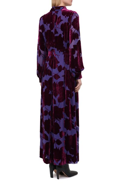 Платье из вискозы и шелка DRIES VAN NOTEN, арт. 202-18623-1249, фото 4