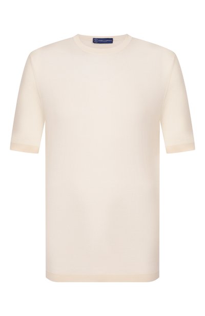 Мужской джемпер из шерсти и шелка ANDREA CAMPAGNA, арт. TS0MC/LSC18R