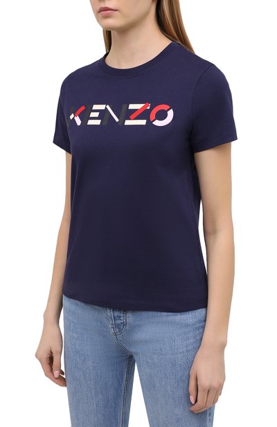 Хлопковая футболка KENZO, арт. FB52TS8404SA, фото 3