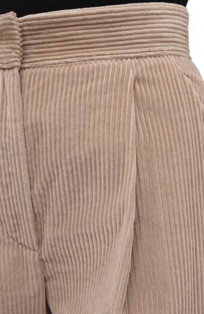 Вельветовые брюки BRUNELLO CUCINELLI бежевого цвета по цене 118000 руб., арт. MA180P7349, фото 5 Вельветовые брюки BRUNELLO CUCINELLI, арт. MA180P7349, фото 5