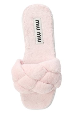 Текстильные шлепанцы MIU MIU, арт. 5XX543-H39-F0E18, фото 4