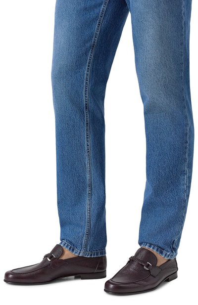 Кожаные лоферы BARRETT, арт. 171U067.18/CERV0 ASP0RTABILE, фото 3