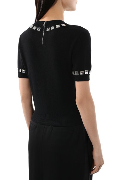 Пуловер из кашемира и шерсти MIU MIU, арт. MML537-1Z4A-F0002, фото 4