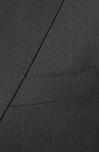 Шерстяной пиджак BOSS темно-серого цвета по цене 67300 руб., арт. 50469172, фото 5 Шерстяной пиджак BOSS, арт. 50469172, фото 5