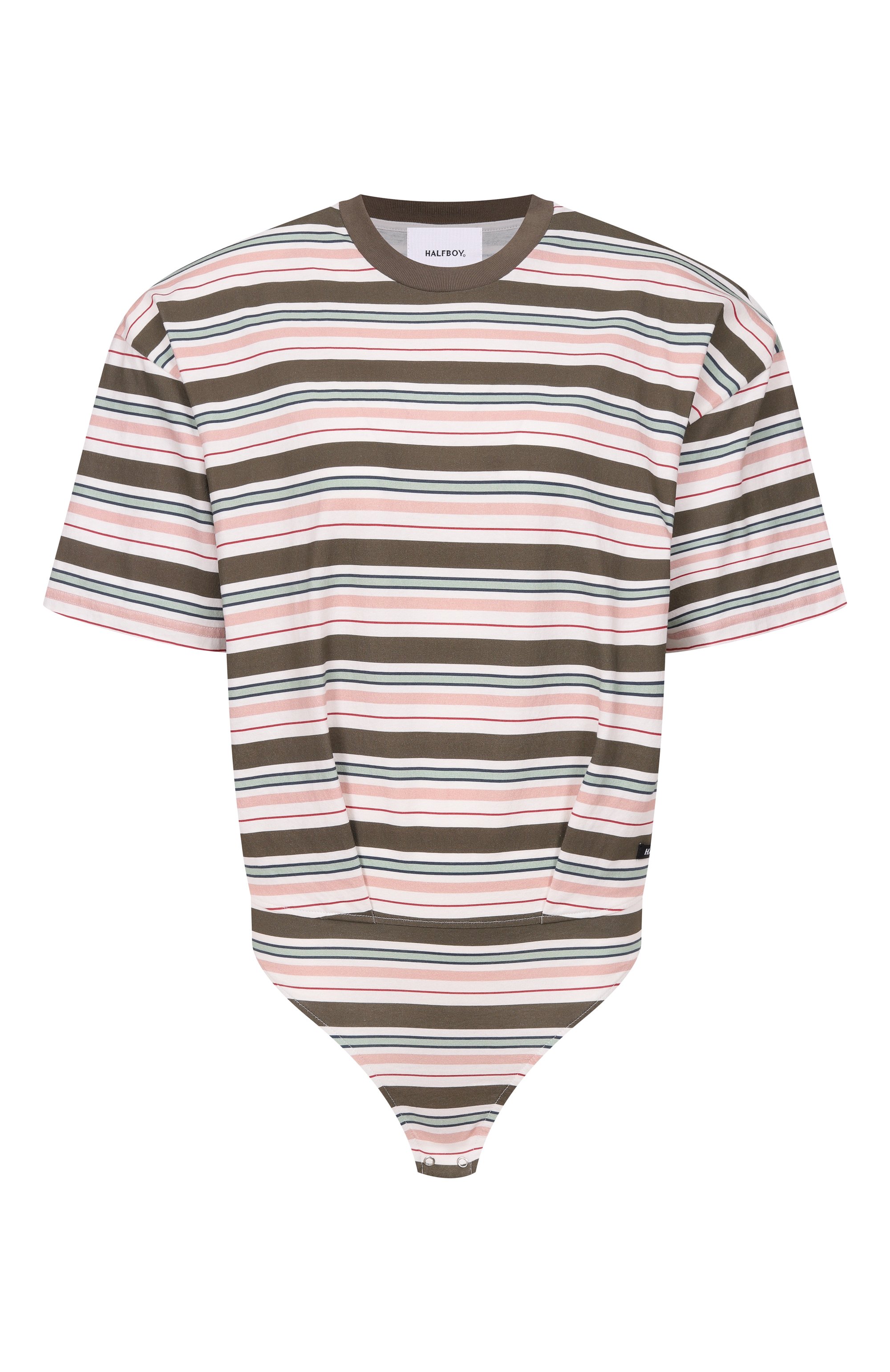 Хлопковое боди HALFBOY, арт. HS261WT110 JS014/STRIPES B0DY, фото 1