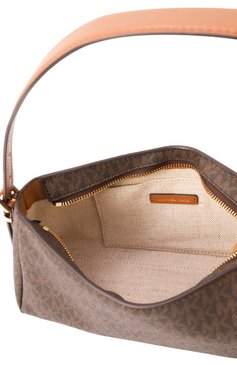 Женская сумка moore medium MICHAEL MICHAEL KORS коричневого цвета, арт. 32R5G90C6B | Фото 5 (Размер: medium; Материал: Экокожа, Канва)