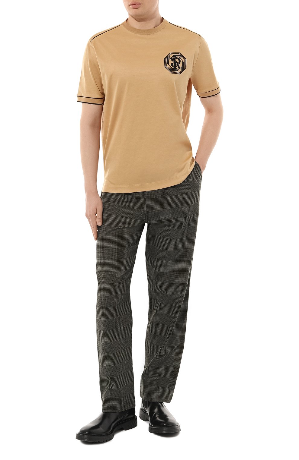 Хлопковая футболка STEFANO RICCI, арт. K111031G10/T24152, фото 2