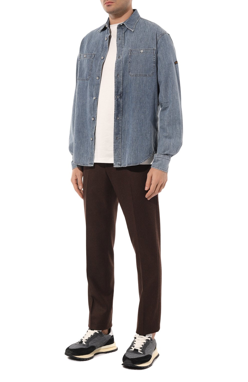 Джинсовая рубашка PAUL&SHARK, арт. 13313156, фото 2
